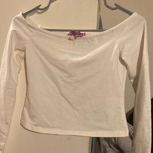 Elegant Off-Shoulder White Top